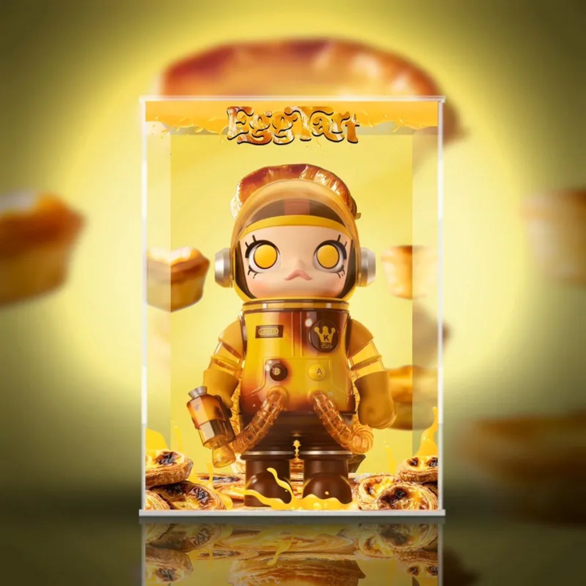 Mô hình POP MART MEGA SPACE MOLLY 400% Egg Tart 6941848286704