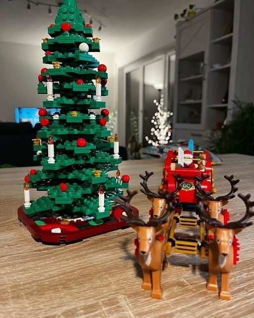Lego Santa's Sleigh Xe Kéo Tuần Lộc Giáng Sinh Của Ông Già Noel 40499