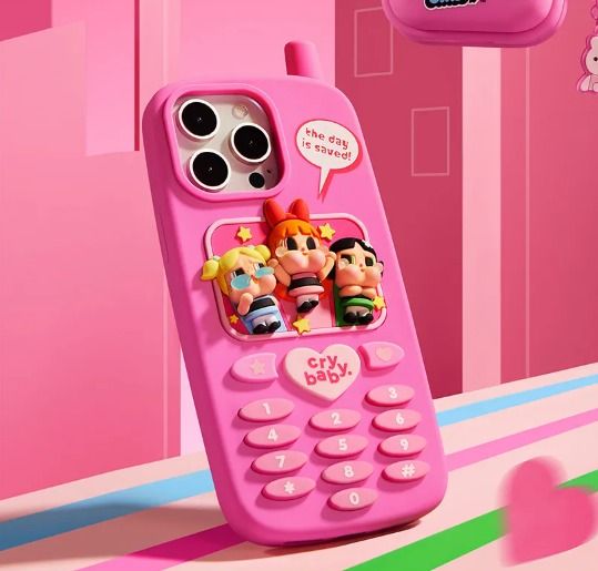 Ốp điện thoại Pop Mart Crybaby × Powerpuff Girls Series Phone Case
