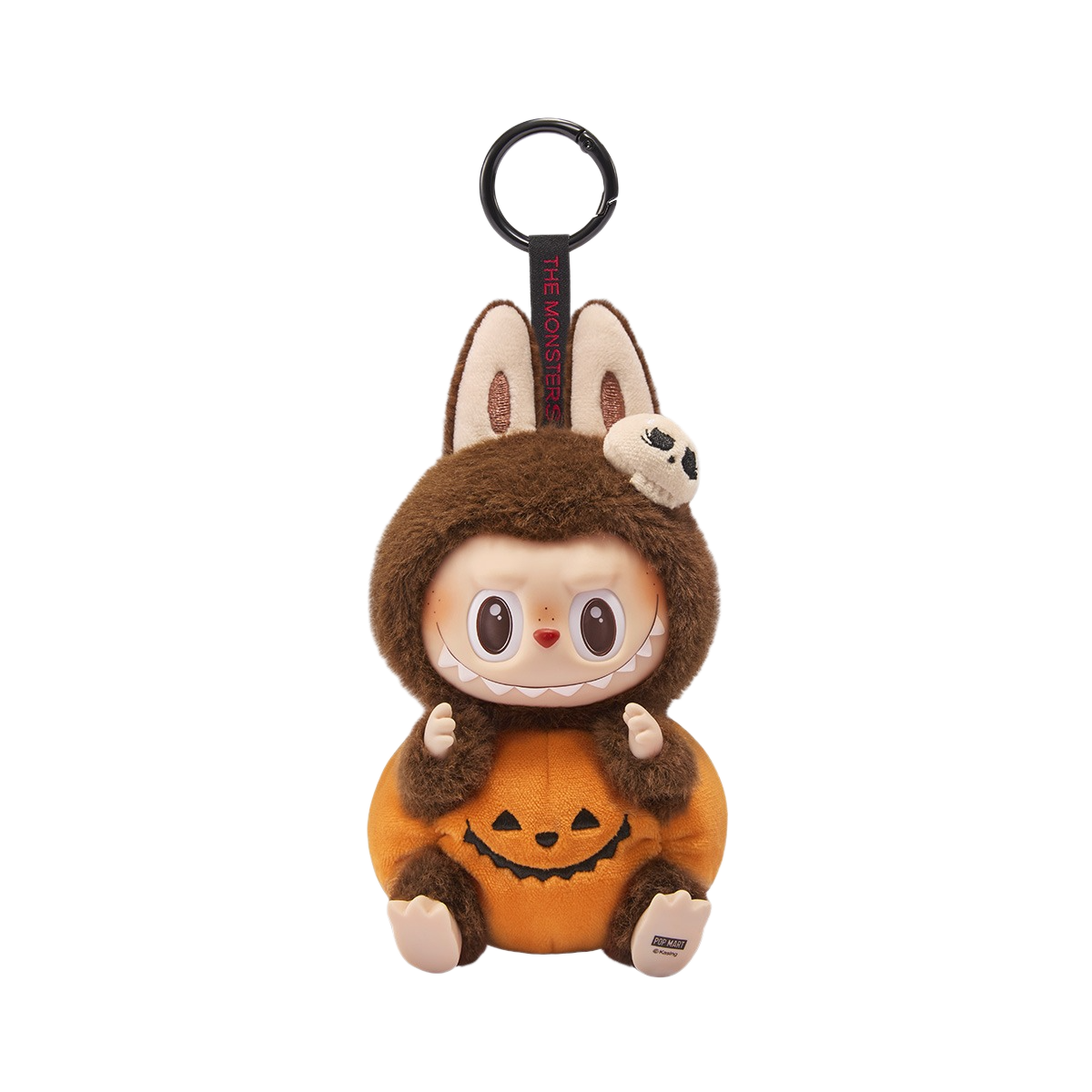 Labubu Bí Ngô Happy Halloween Party Series Sitting Pumpkin Vinyl Plus Pendent (15cm)