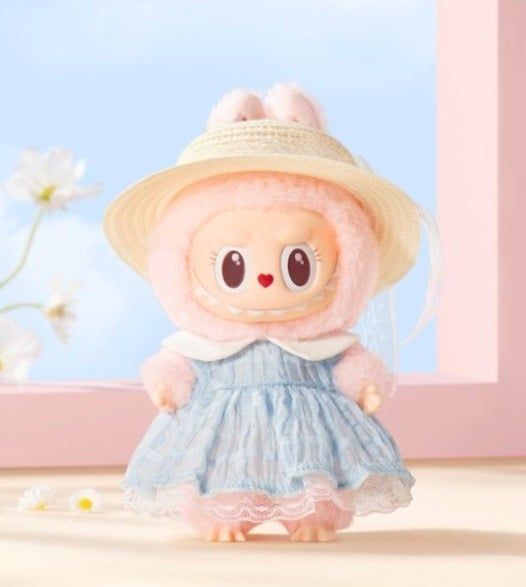 Labubu Mokoko The Monster The Blue Diamond Vinyl Plush Doll (17cm)