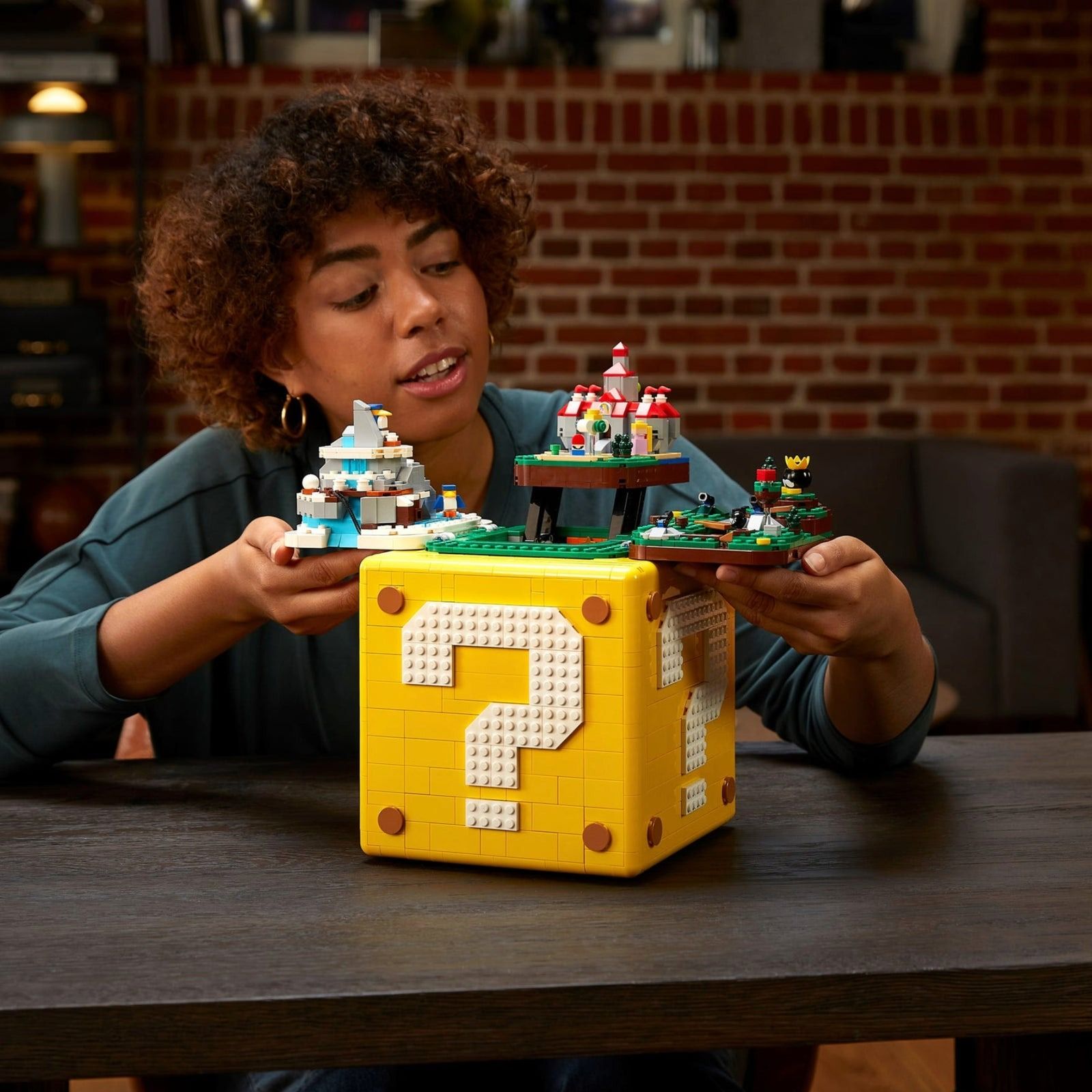Lego Mario Đồ Chơi Question Mark Block 71395