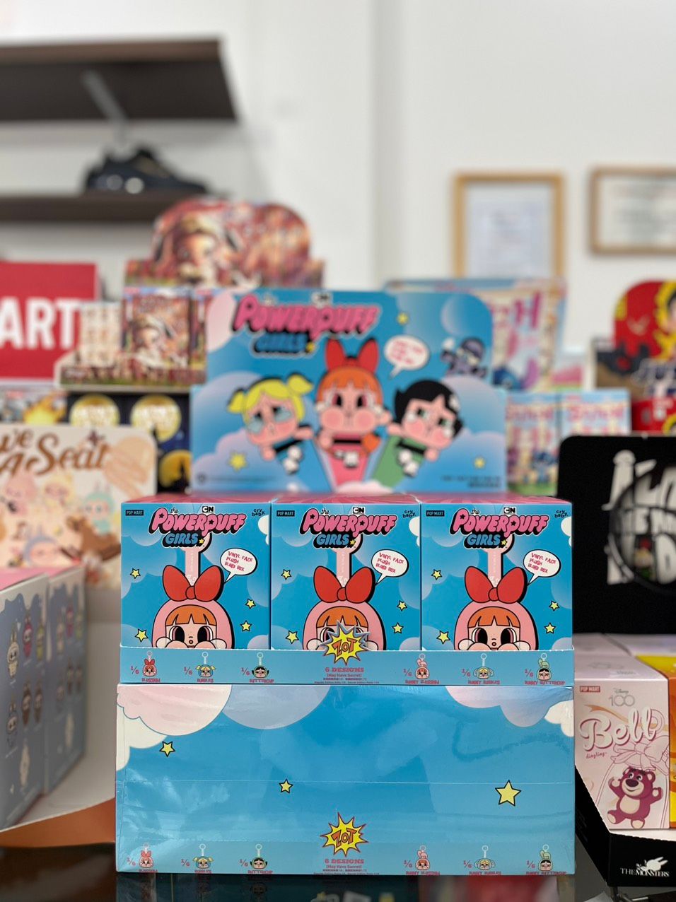 Mô Hình Đồ Chơi POP MART CRYBABY × Powerpuff Girls Series-Vinyl Face Plush 6931448666238