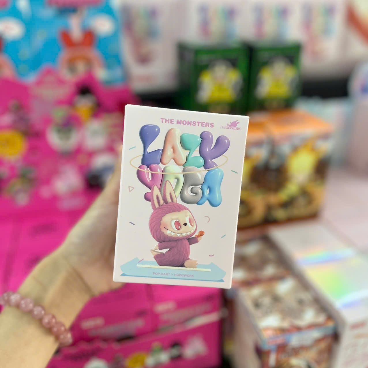 Mô Hình Đồ Chơi Pop Mart THE MONSTERS Lazy Yoga Series Figures 6931571002879