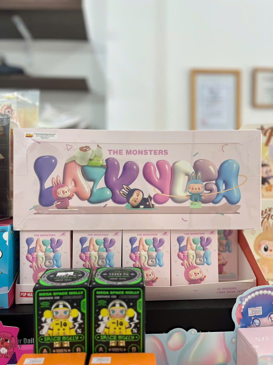 Mô Hình Đồ Chơi Pop Mart THE MONSTERS Lazy Yoga Series Figures 6931571002879