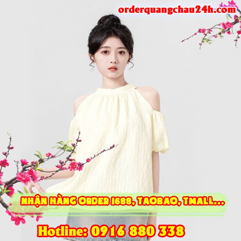 Áo kiểu Lovito tay phồng