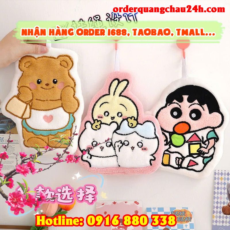 Khăn Tay Khô Nhanh Treo Cute