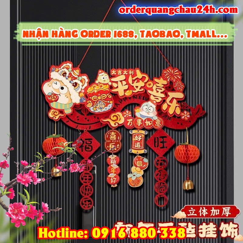 Chữ Phúc chất liệu PVC Treo Cửa