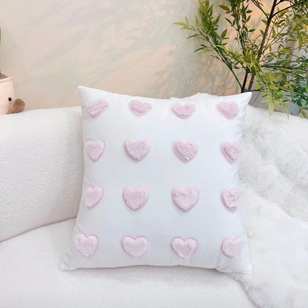 Gối Sofa Hoa Cúc + tim