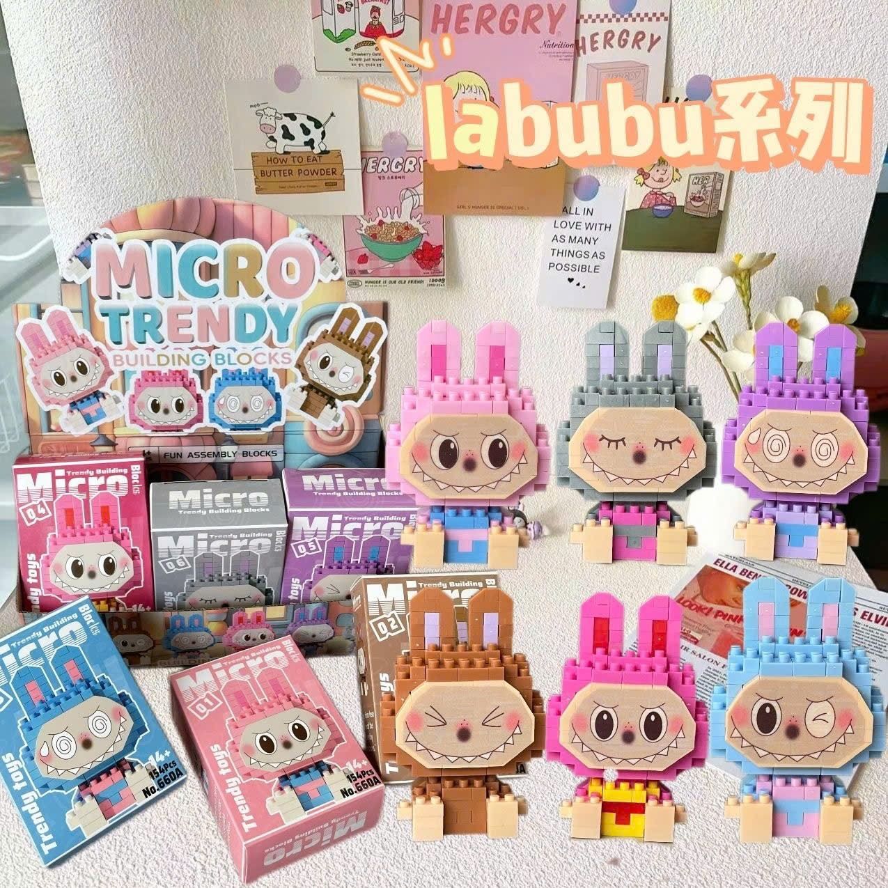 Mô Hình Lắp Ráp Labubu