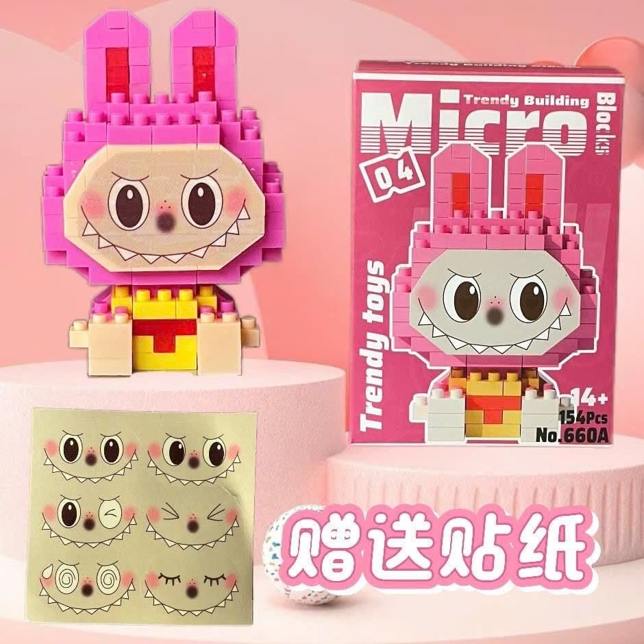 Mô Hình Lắp Ráp Labubu
