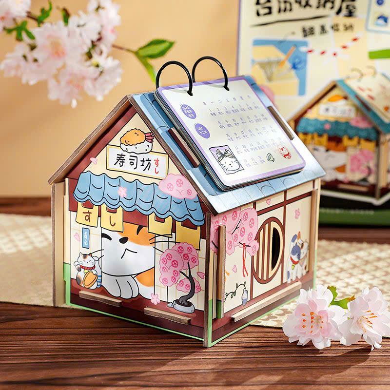 Hộp Carton Có Lịch Đựng Bút