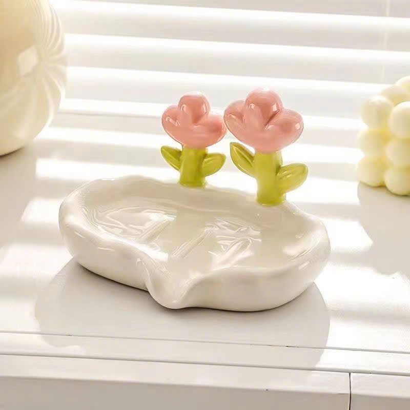 Hộp Đựng Xà Bông Bằng Gốm