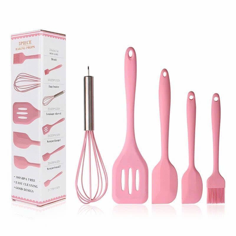 Combo Bộ Dụng Cụ Làm Bánh 5 Món Silicon