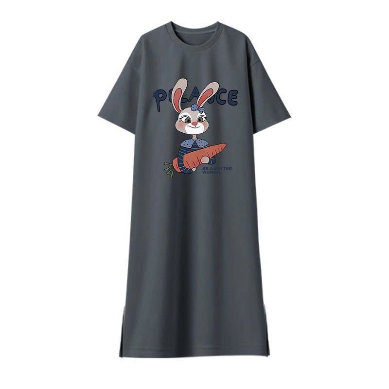 Đầm Thun Cartoon Dáng Suông Nữ