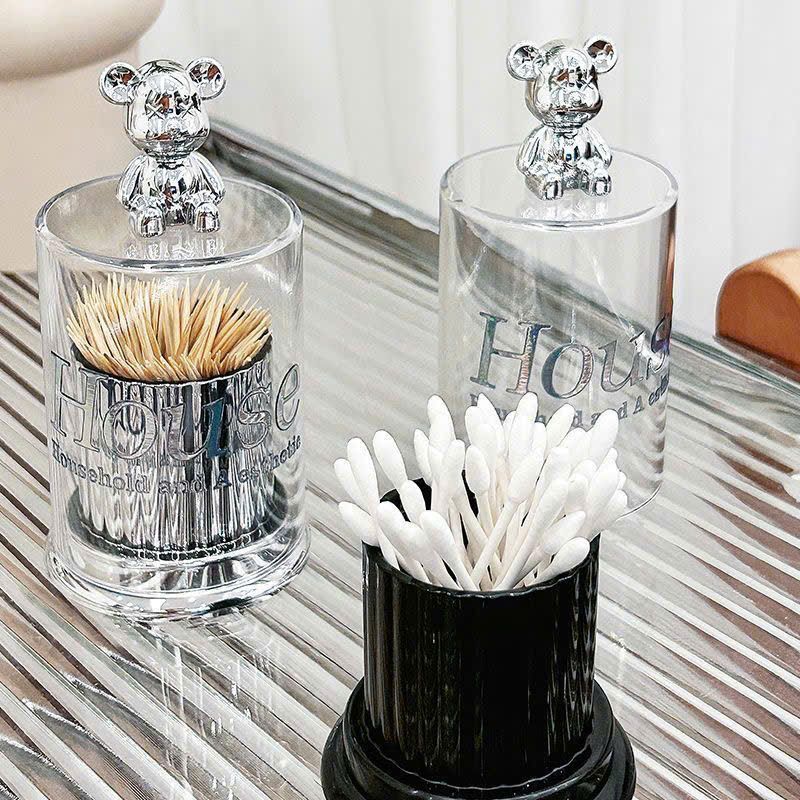 Hộp Đựng Tăm Decor Trong Suốt
