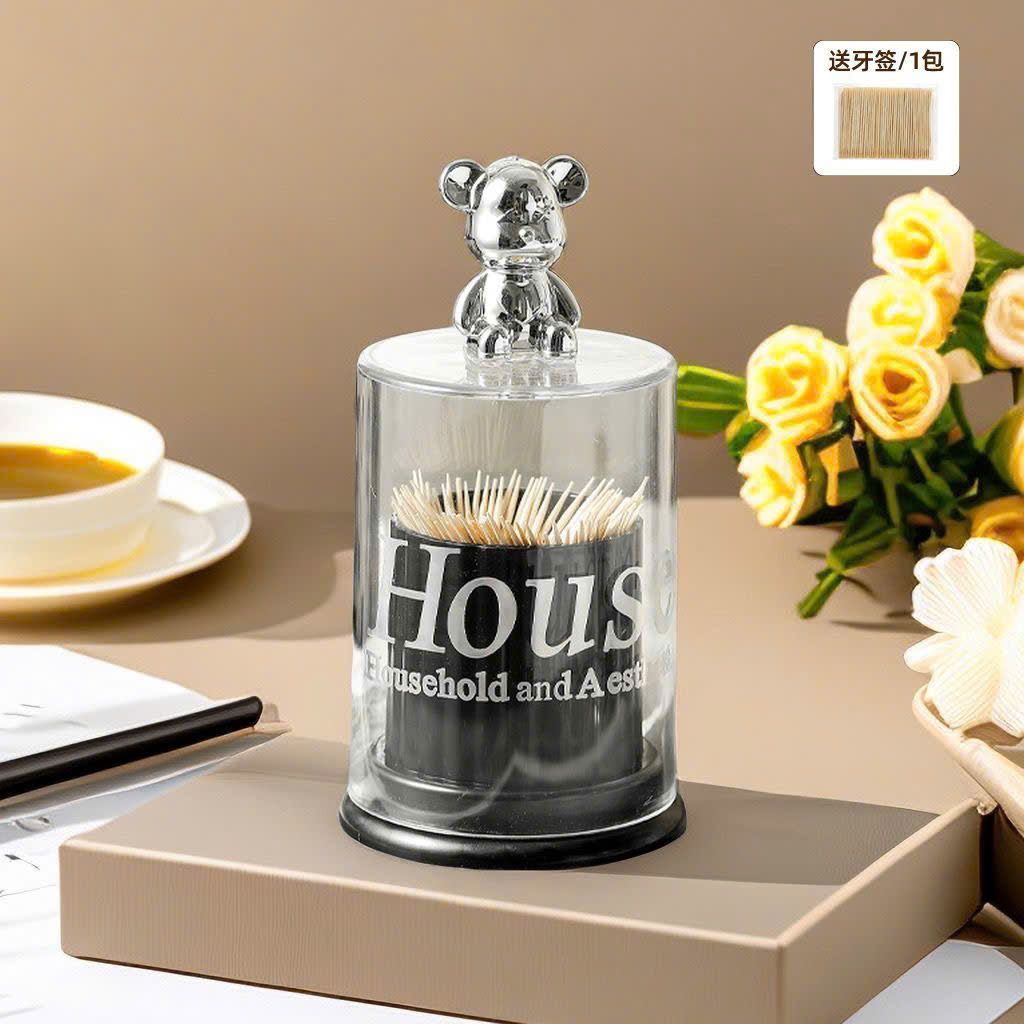 Hộp Đựng Tăm Decor Trong Suốt
