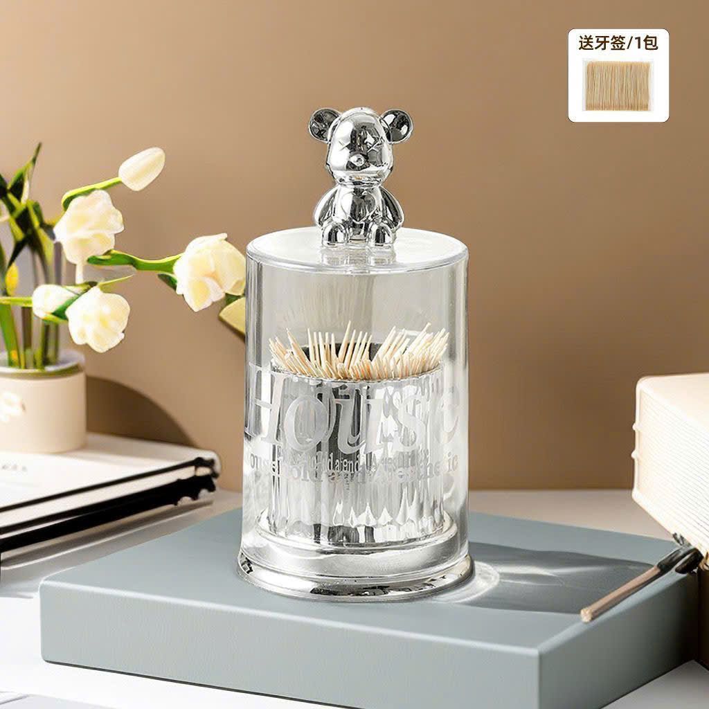 Hộp Đựng Tăm Decor Trong Suốt