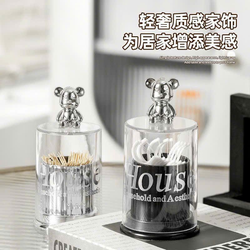 Hộp Đựng Tăm Decor Trong Suốt