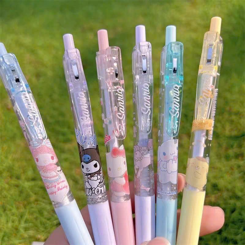 Bút viết mực gel đen Sanrio ngòi 0.5mm