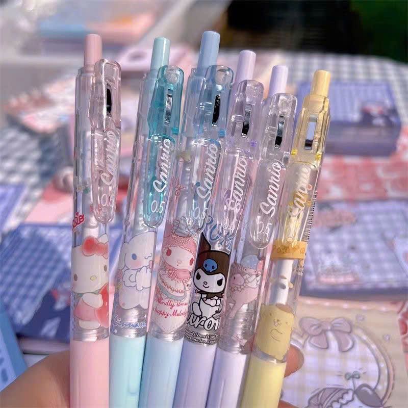Bút viết mực gel đen Sanrio ngòi 0.5mm