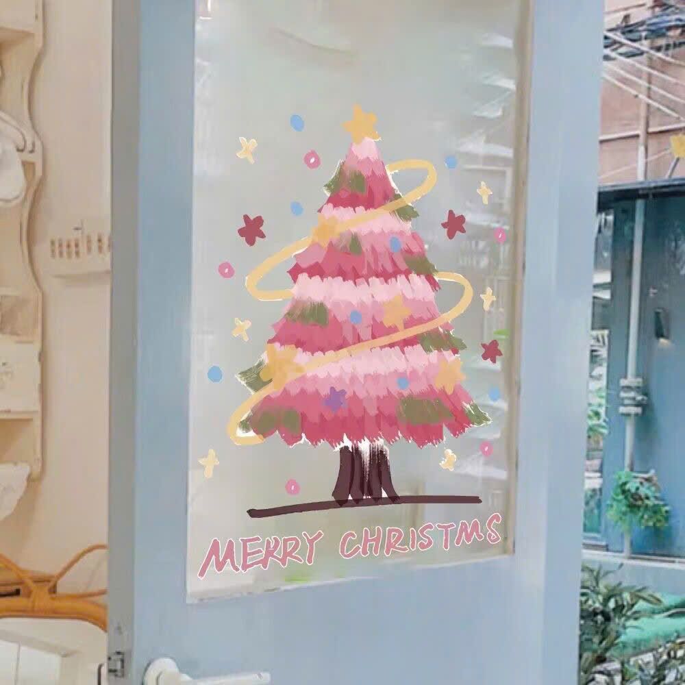 Decal Trang Trí Noel Dán Cửa