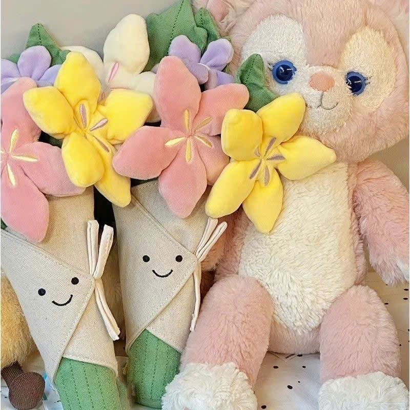 Bó Hoa Vĩnh Cữu Nhồi Bông