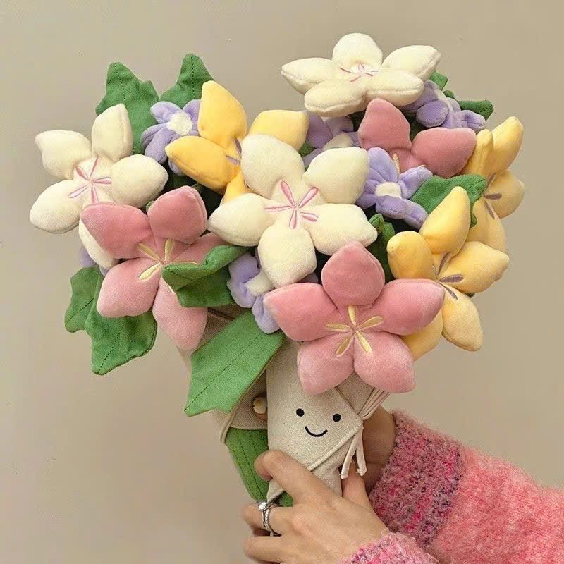Bó Hoa Vĩnh Cữu Nhồi Bông