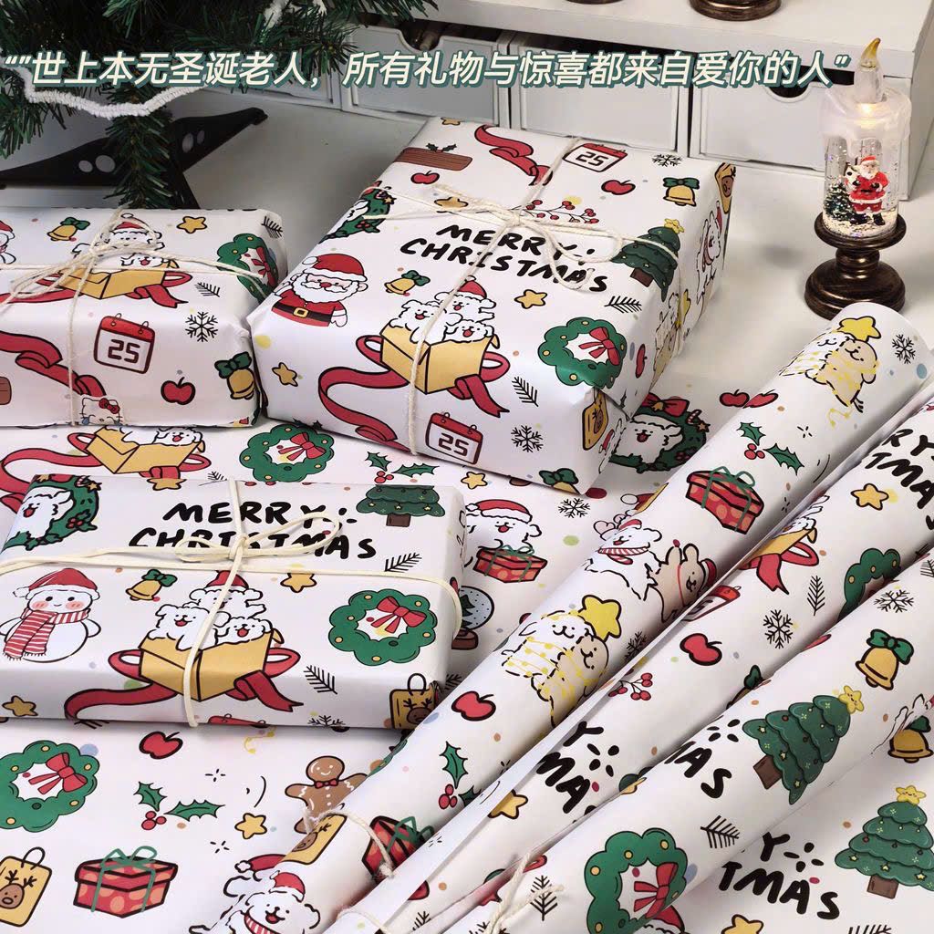 Giấy Gói Quà Noel