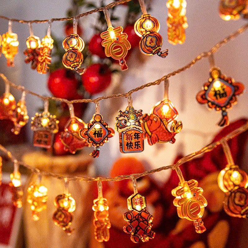 Dây Đèn Lồng Trang Trí Năm Mới