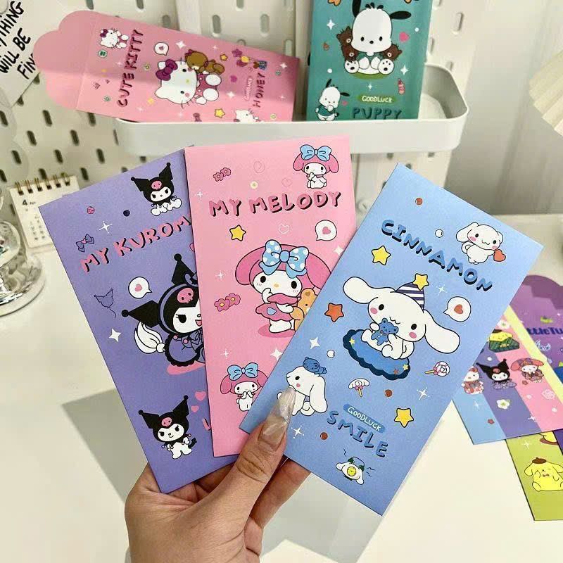 Set Bao Lì Xì Hình Sanrio Xinh Xắn
