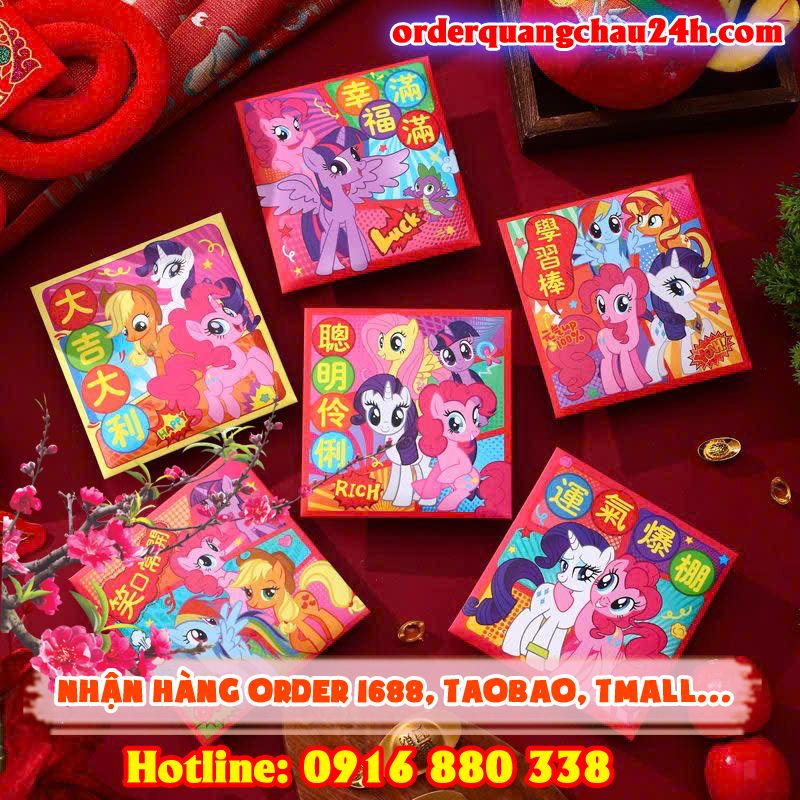 Set Bao Lì Xì Hoạt Hình Năm Mới