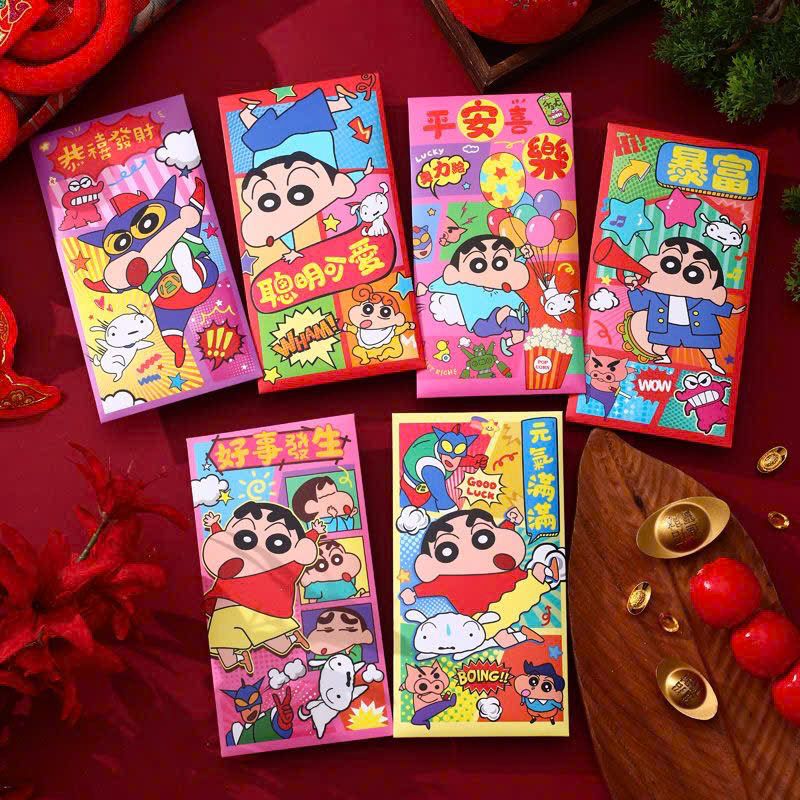 Set Bao Lì Xì Hoạt Hình Năm Mới