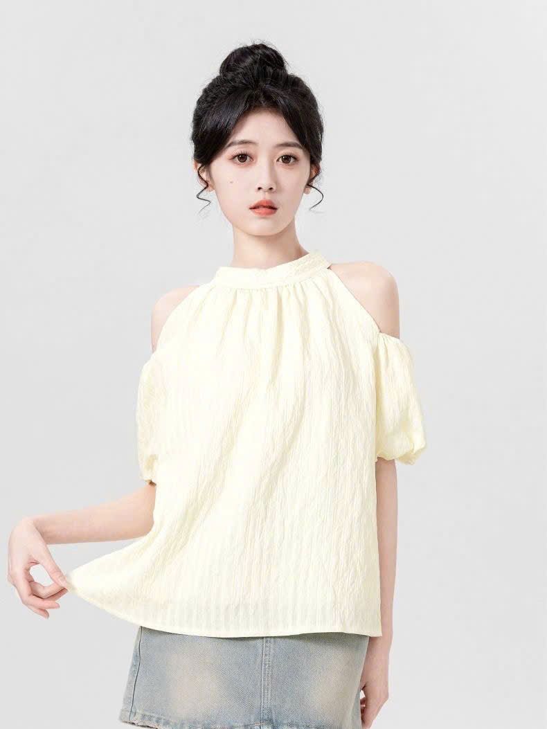 Áo kiểu Lovito tay phồng