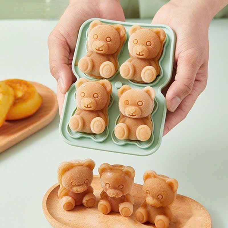 Khuôn Đá Hình Gấu 3D