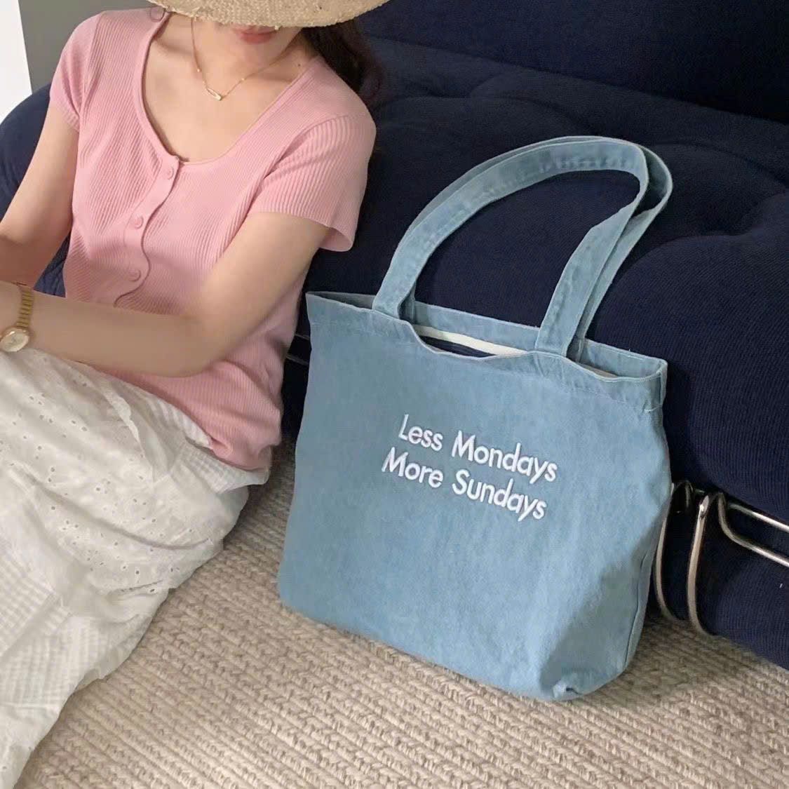 Túi Tote Vải Jean