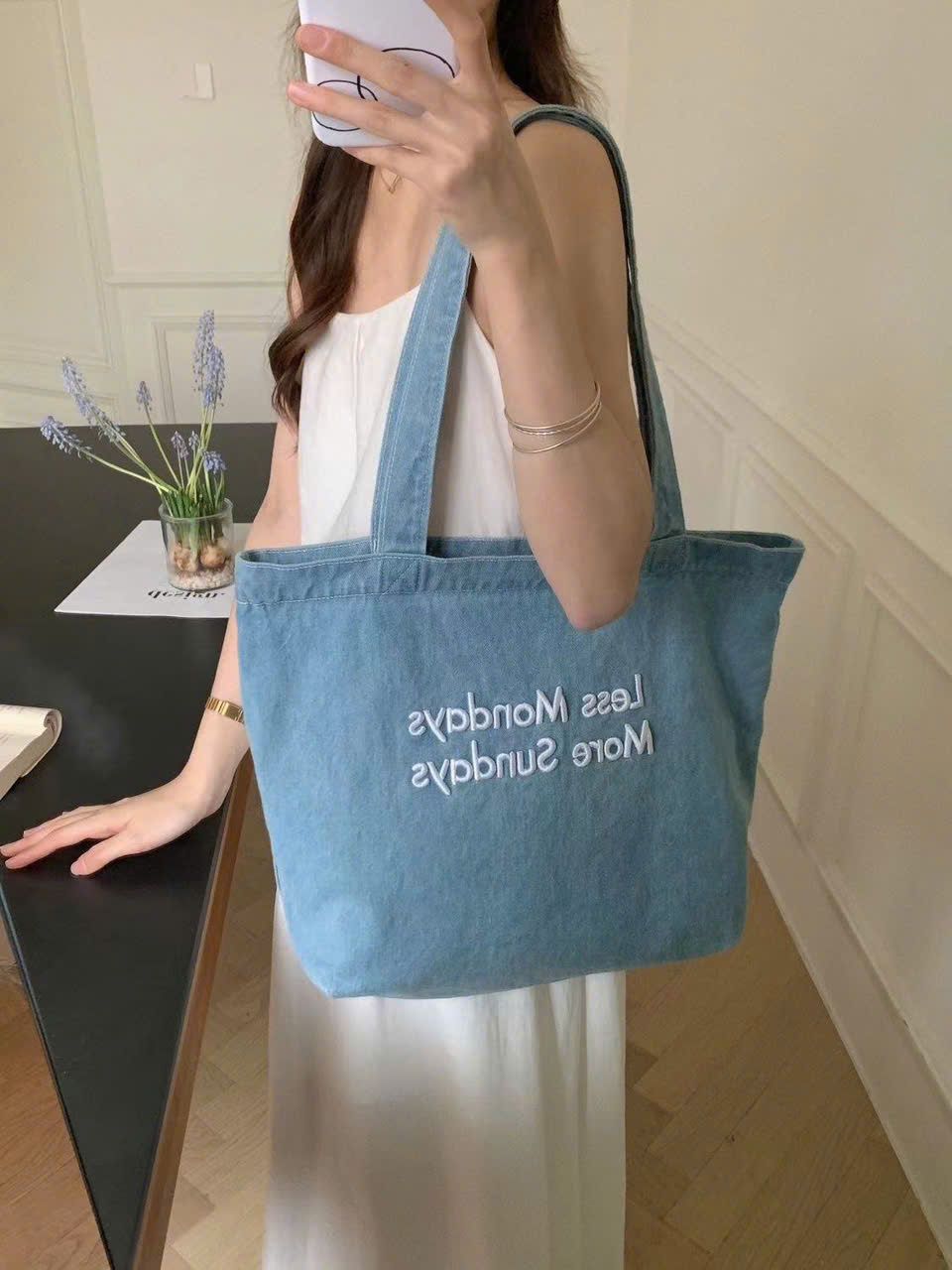 Túi Tote Vải Jean