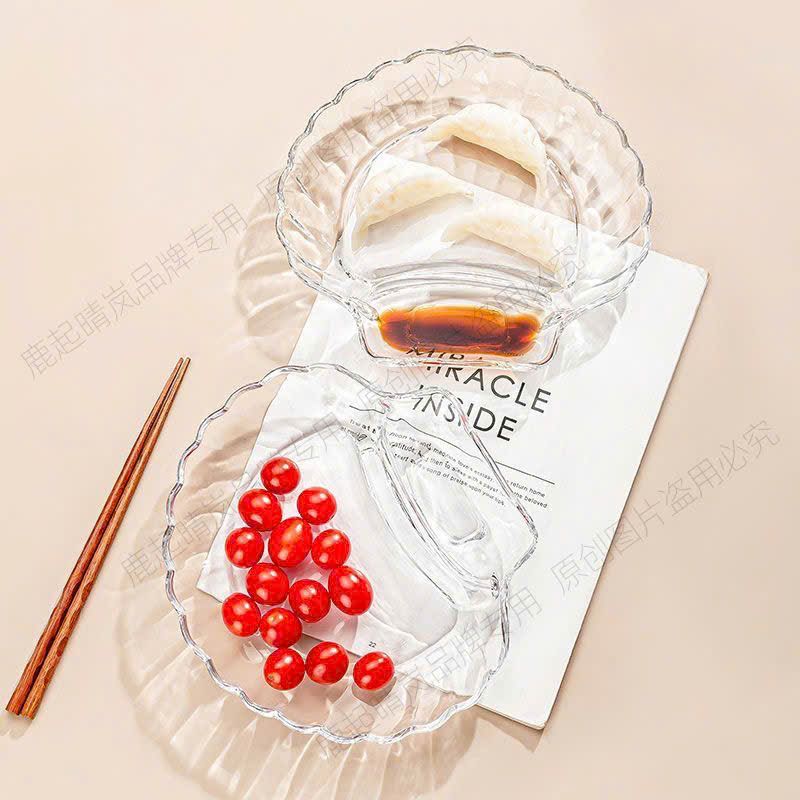 Đĩa Thủy Tinh Hình Vỏ Sò