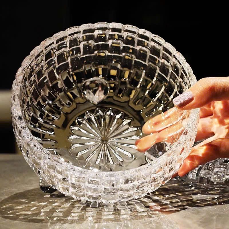 Thố Pha Lê Đựng Mứt