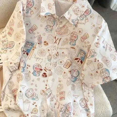 Áo Sơ Mi Dáng Dài Doraemon