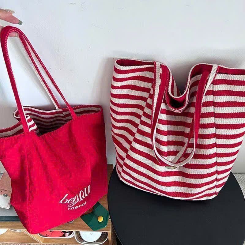 Túi Vải Đeo Vai 2 Mặt