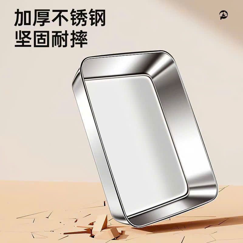 Khay Thức Ăn/Uống Nước Chó Mèo Bằng Thép Không Gỉ