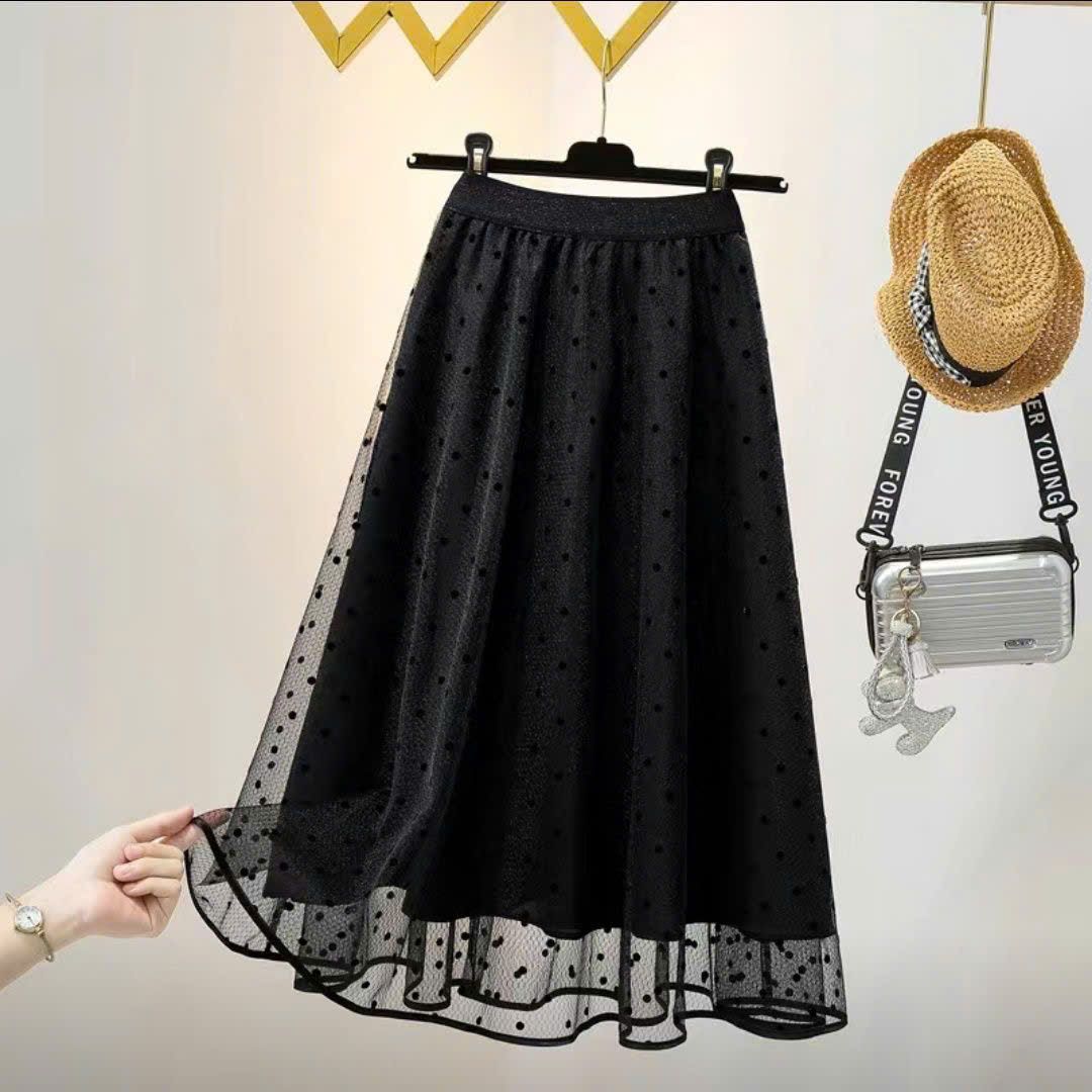 Chân Váy Lưới 2 Tầng