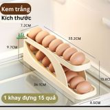 Khay Đựng Trứng Tủ Lạnh 2 Tầng Cao Cấp