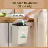 Thùng Rác Treo bếp Có Nắp Lật Thông Minh