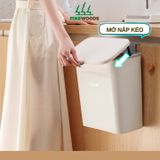 Thùng Rác Treo bếp Có Nắp Lật Thông Minh