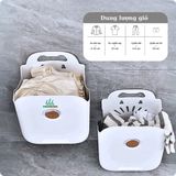 Giỏ đựng quần áo nhà tắm gấp gọn