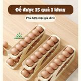 Khay Đựng Trứng Tủ Lạnh 2 Tầng Cao Cấp