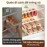 Khay Đựng Trứng Tủ Lạnh 2 Tầng Cao Cấp