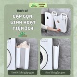 Giỏ đựng quần áo nhà tắm gấp gọn